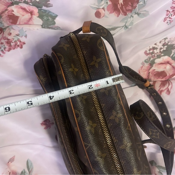 Authentic Louis Vuitton Shoulder Bag Nile Brown Monogram Used LV Handbag Vintage - Picture 11 of 14